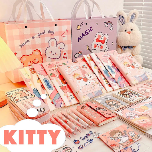 Free selection of stationery Notebook Pen Bag Doll （katie）