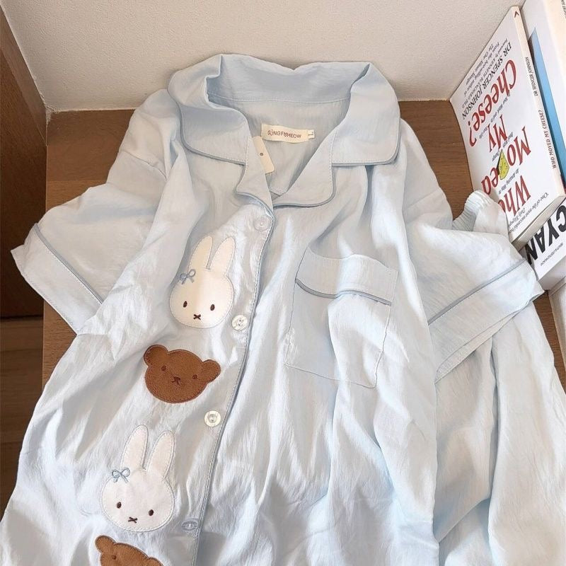 Miffy Bunny Cartoon Cloud Cotton Pajamas