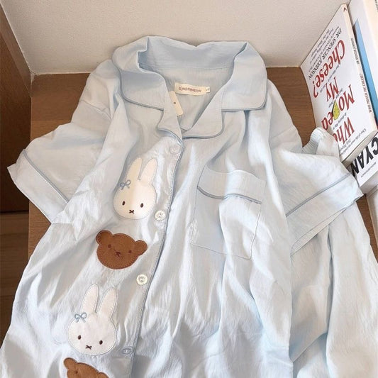 Miffy Bunny Cartoon Cloud Cotton Pajamas