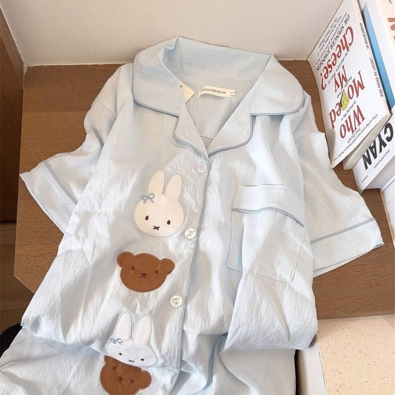 Miffy Bunny Cartoon Cloud Cotton Pajamas